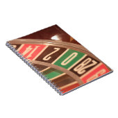 カジノ賭博ルーレットホイールヴィンテージレトロスタイル ノートブック (右側)