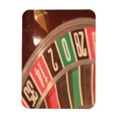 カジノ賭博ルーレットホイールヴィンテージレトロスタイル マグネット (縦)
