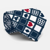 カジノ遊のカードはクラブを越えるハートに合う ネクタイ (ロール)