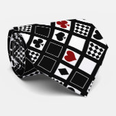 カジノ遊のカードはクラブを越えるハートに合う ネクタイ (ロール)
