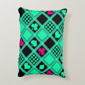 カジノ遊のカードはクラブspをハートに適合 アクセントクッション (裏面(縦))