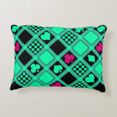 カジノ遊のカードはクラブspをハートに適合 アクセントクッション (裏面)