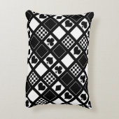 カジノ遊のカードはクラブspをハートに適合 アクセントクッション (裏面(縦))