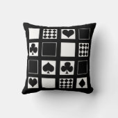 カジノ遊のカードはクラブspをハートに適合 クッション (裏面)