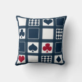 カジノ遊のカードはクラブspをハートに適合 クッション (裏面)