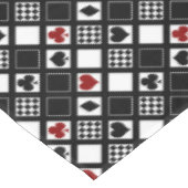 カジノ遊のカードはクラブspをハートに適合 テーブルクロス (アングル)