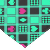 カジノ遊のカードはクラブspをハートに適合 テーブルクロス (アングル)