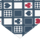 カジノ遊のカードはクラブspをハートに適合 テーブルクロス (アングル)