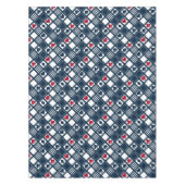 カジノ遊のカードはクラブspをハートに適合 テーブルクロス (正面)