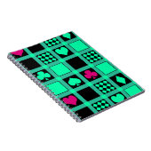 カジノ遊のカードはクラブspをハートに適合 ノートブック (右側)