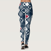 カジノ遊のカードはクラブspをハートに適合 レギンス (裏面)