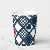 カジノ遊のカードはクラブspをハートに適合 紙コップ (左)