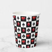 カジノ遊のカードスーツ 紙コップ (右)