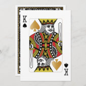 カジノ遊パーティーのカードキング (正面/裏面)