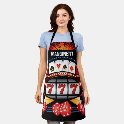 カジノ エプロン (着用した状態)