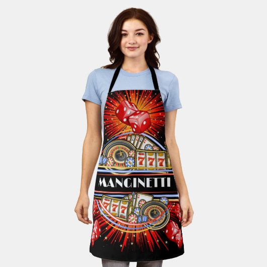 カジノ エプロン (着用した状態)