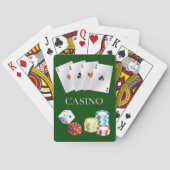 カジノ エース さいころ ポーカー チップス トランプ ５ (裏面)