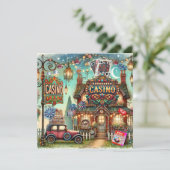 カジノ。カード.ビンゴ 招待状 (スタンド正面)