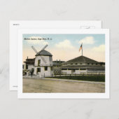 カジノ、ケープメイ、ニュージャージー州ヴィンテージ ポストカード (正面/裏面)