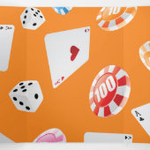 カジノ、ゲームアクセサリーのパターン3 三つ折りクリスマスカード (内部中)