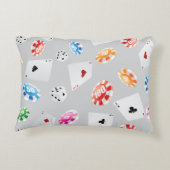 カジノ、ゲームアクセサリーのパターン8 アクセントクッション (裏面)