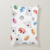 カジノ、ゲームアクセサリーの模様 アクセントクッション (裏面(縦))