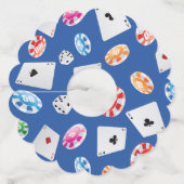 カジノ、ゲームアクセサリーパターン6 ワイングラスタグ (裏面)