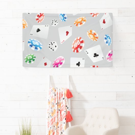 カジノ、ゲームアクセサリーパターン8 横断幕 (インサイチュ)