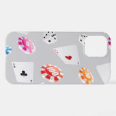 カジノ、ゲームアクセサリーパターン8 iPhoneケース (裏面横)