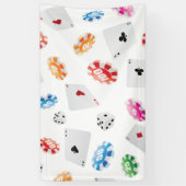 カジノ、ゲームアクセサリーパターン 横断幕 (縦)