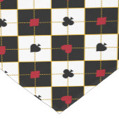 カジノ テーブル パーティー 装飾, ポーカー トランプ ショートテーブルランナー (コーナー)