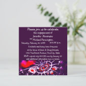 カジノ テーマのエンゲージメントパーティー 招待状 (スタンド正面)