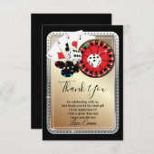 カジノ,トランプのポーカーサンキューカード サンキューカード (正面/裏面)