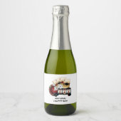 カジノ，トランプのポーカー，大人，ワイン，ワインラベル，シール スパークリングワインラベル (正面)