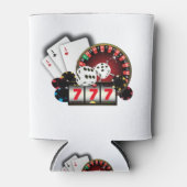 カジノ、トランプのポーカー、成人向けアイテム 缶クーラー (正面)