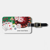 カジノ、トランプのポーカー、成人向けアイテム、荷物タグ ラゲッジタグ (正面横)