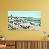 カジノ、ビーチ、ピアの表示 キャンバスプリント (インサイチュ (リビング))
