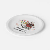 カジノ，ベガス，トランプのポーカー,賭博，アダルト紙プレート ペーパープレート (アングル)