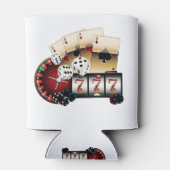 カジノ，ベガス，トランプのポーカー,賭博，大人 缶クーラー (裏面)