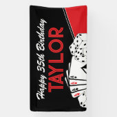 カジノ ポーカー カード バースデー パーティー バナー サイン 横断幕 (縦)