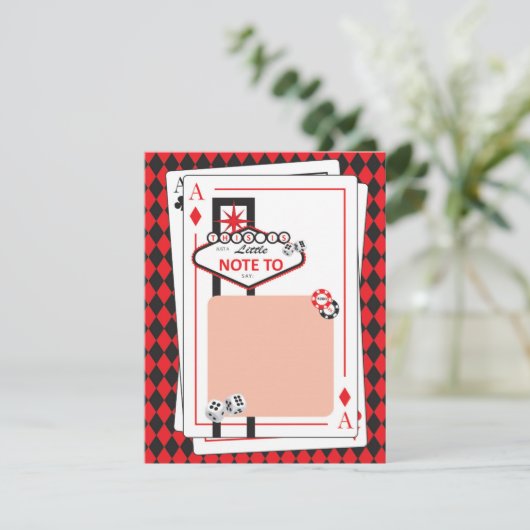 カジノ/ラスベガス夜-大人のパーティー-は感謝していしています サンキューカード (スタンド正面)