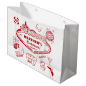 カジノ ラスベガス ブライズパーティー ギフト ラージペーパーバッグ (正面アングル)