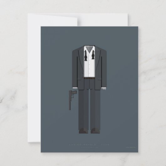 カジノ・ロワイヤル - 面白い音楽好きな人へのギフト 招待状 (正面)