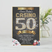 カジノ 50歳の誕生日 ゴールド ダイヤモンド インビテーション (スタンド正面)