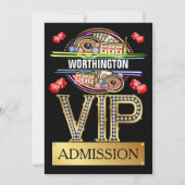 カジノVIP 入場招待 招待状 (正面)