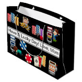 カジパーソナライズされたノ ラージペーパーバッグ (裏面アングル)