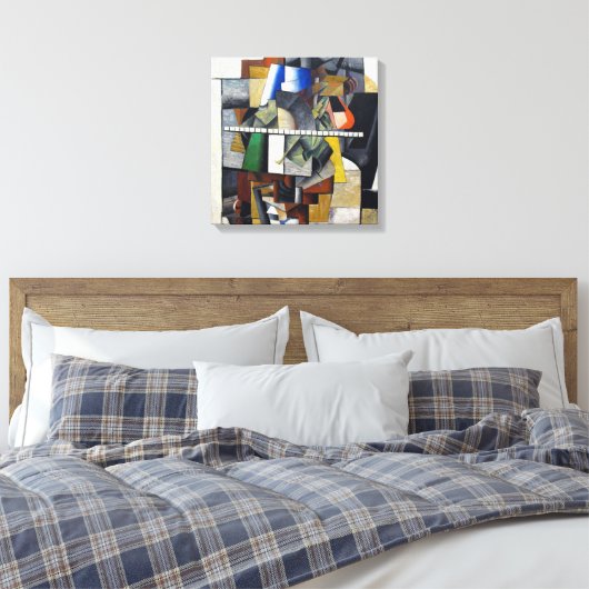 カジミルマレビッチ抽象芸術ストレッチキャンバス印刷 キャンバスプリント (インサイチュ (寝室))
