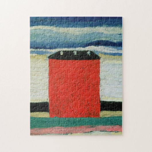 カジミルマレビッチ – レッドハウス ジグソーパズル (縦)