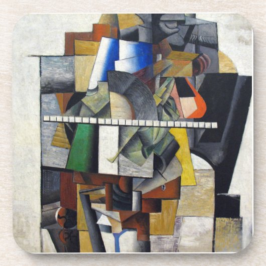 カジミルマレヴィッチ抽象芸術アート コースター (正面)