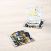 カジミルマレヴィッチ抽象芸術アート スクエアペーパーコースター (インサイチュ)